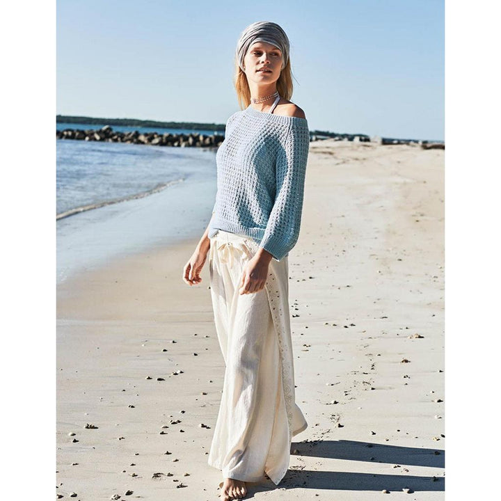 Raglan-Pullover mit ¾ Ärmeln Strickanleitung - Sandnes Garn / Olaug Beate Bjelland (PDF)