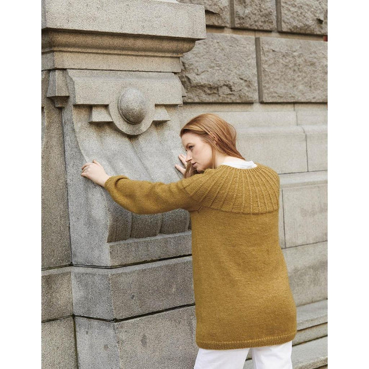 Jacke mit Rundpasse im Halbpatent Strickanleitung - Sandnes Garn / Liv Stangeland (PDF) bei Lieblingsgarn