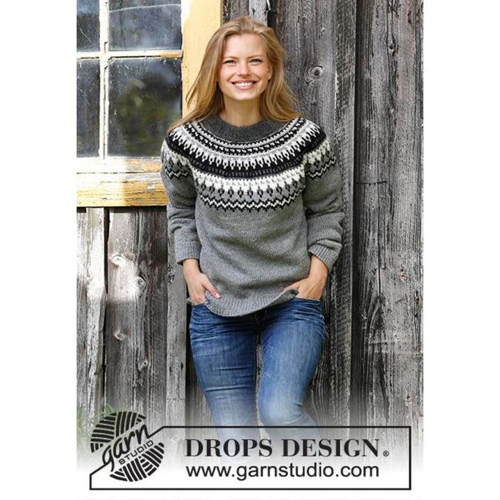 Night Shades Pullover Strickanleitung - Drops Design (PDF) bei bei Lieblingsgarn