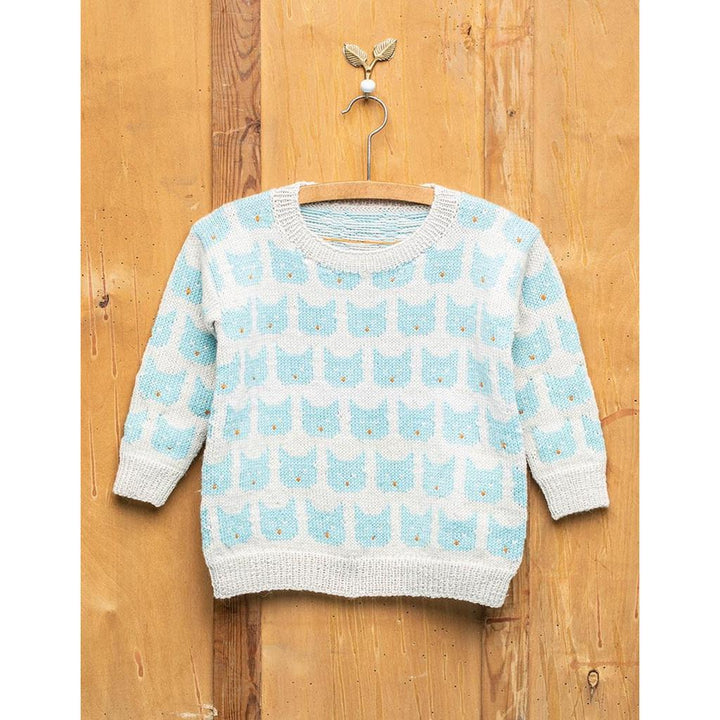 Katzen-Pullover Strickanleitung - Sandnes Garn / Olaug Beate Bjelland (PDF)