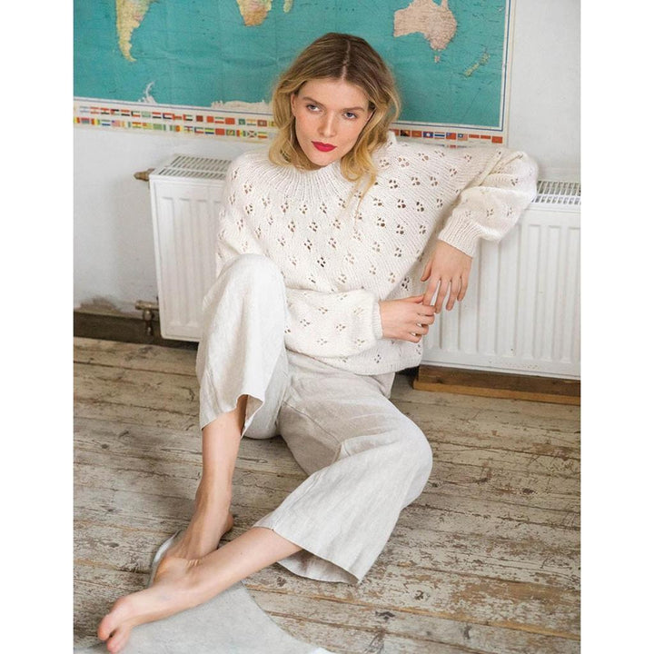 Kleeblatt-Pullover Strickanleitung - Sandnes Garn / Åsa Christiansen (PDF) bei Lieblingsgarn