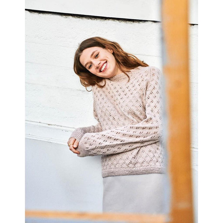 Kleeblatt-Pullover Strickanleitung - Sandnes Garn / Åsa Christiansen (PDF)