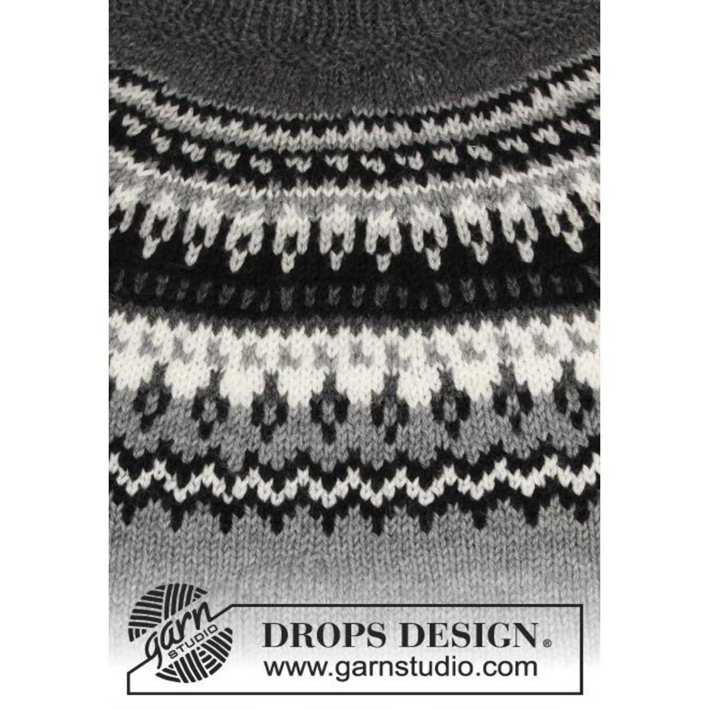 Night Shades Pullover Strickanleitung - Drops Design (PDF) bei bei Lieblingsgarn