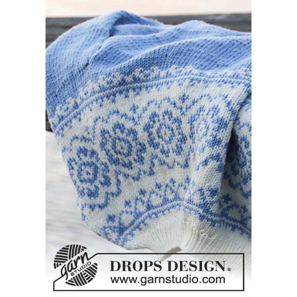 Periwinkle Pullover Strickanleitung - Drops Design (PDF) bei Lieblingsgarn