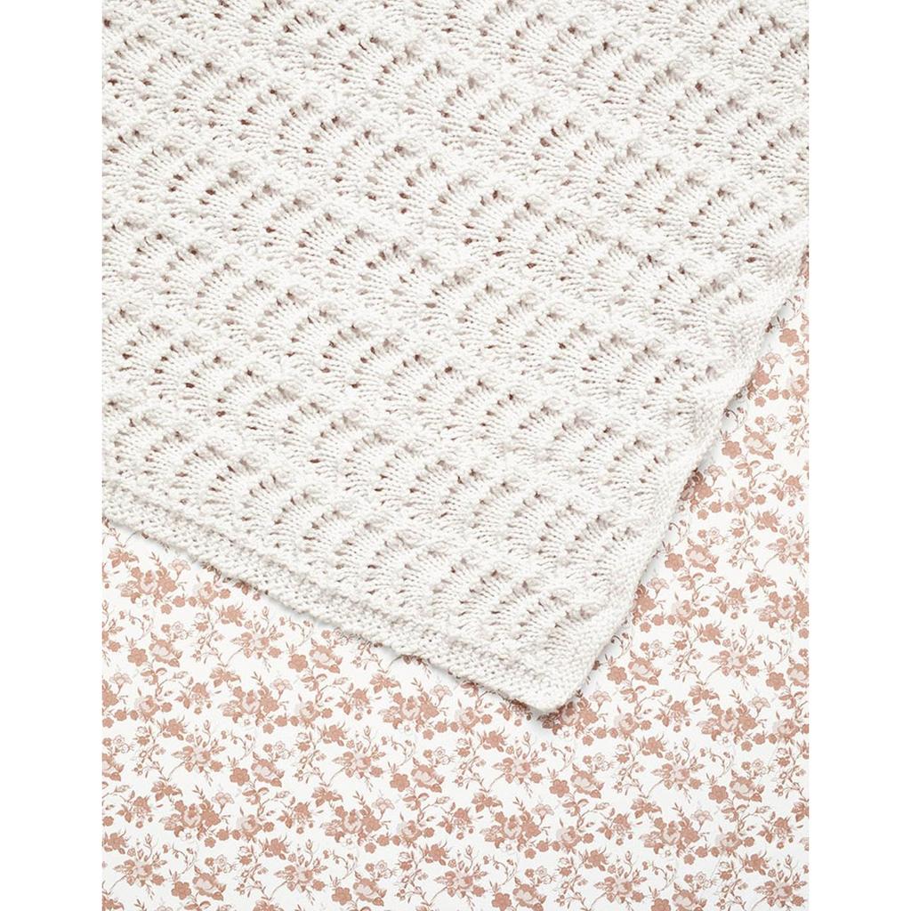 Flieder Babydecke Strickanleitung - Sandnes Garn / Liv Stangeland (PDF)