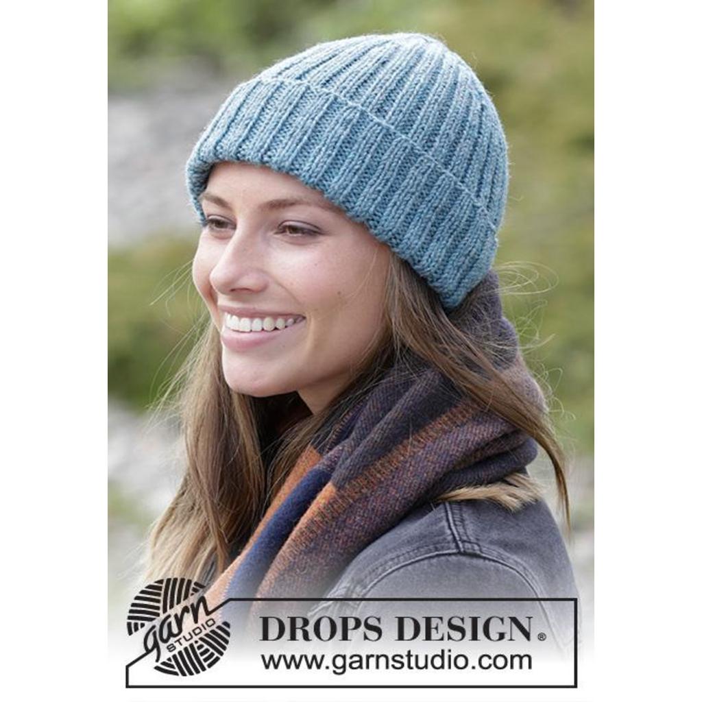 Eiken Mütze Strickanleitung - Drops Design (PDF) bei bei Lieblingsgarn