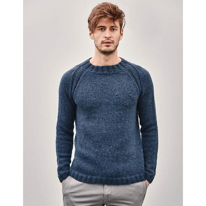 Basic Raglan-Pullover Strickanleitung - Sandnes Garn / Olaug Beate Bjelland (PDF)