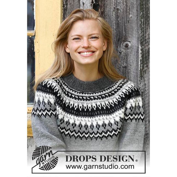 Night Shades Pullover Strickanleitung - Drops Design (PDF) bei bei Lieblingsgarn