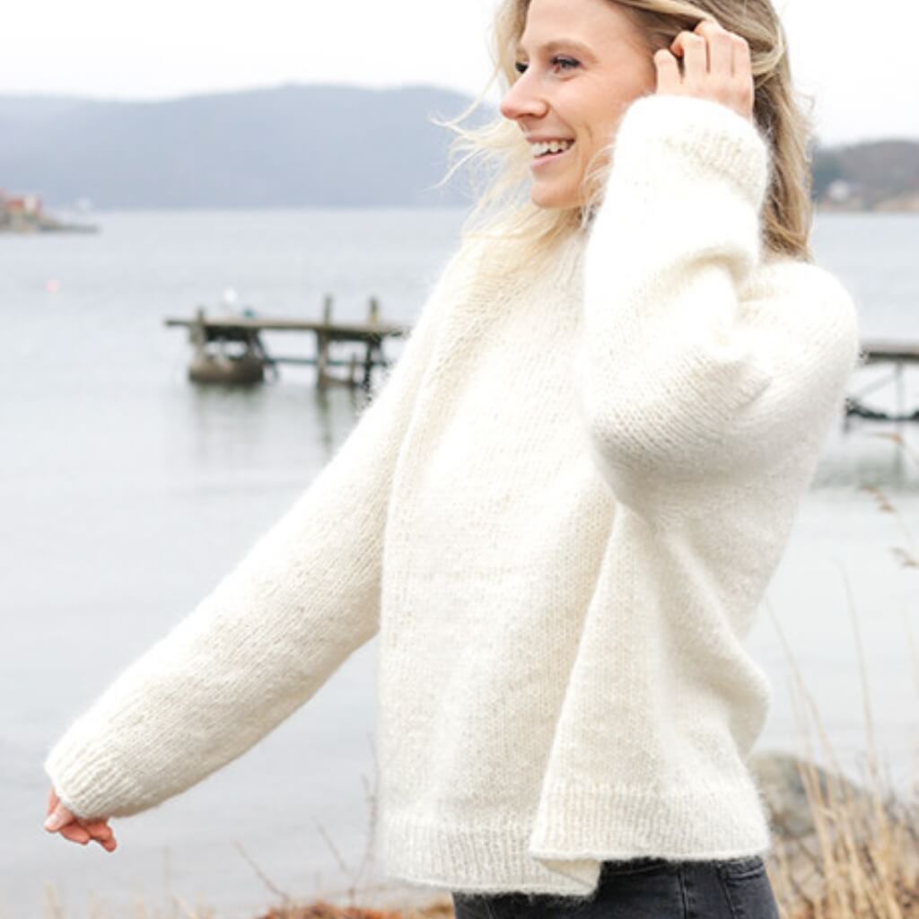 Drops Design Pattern Kuscheliger Pullover Sweet November Strickset - Drops (PDF) bei bei bei bei Lieblingsgarn