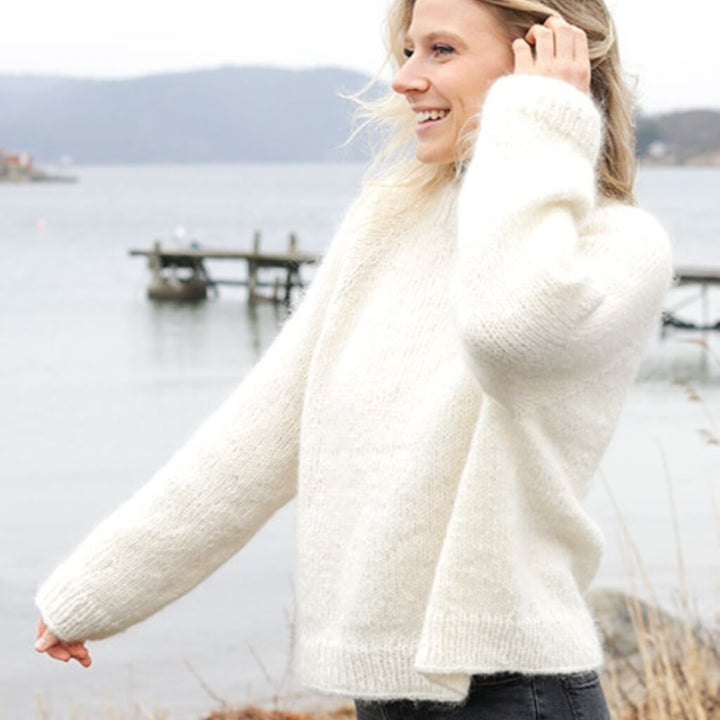 Drops Design Pattern Kuscheliger Pullover Sweet November Strickset - Drops (PDF) bei bei bei bei Lieblingsgarn