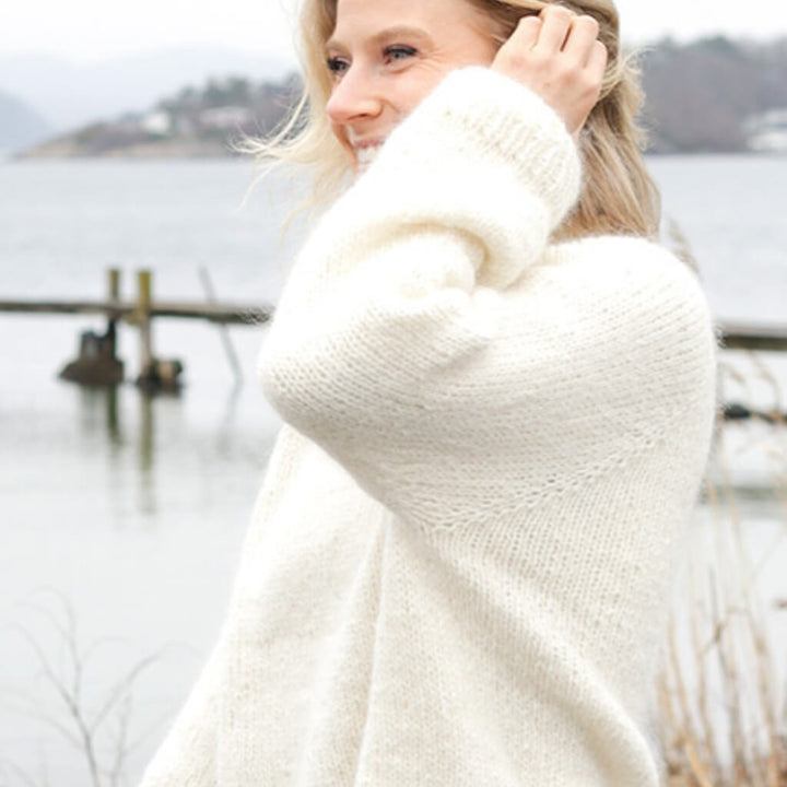 Drops Design Pattern Kuscheliger Pullover Sweet November Strickset - Drops (PDF) bei bei bei bei Lieblingsgarn