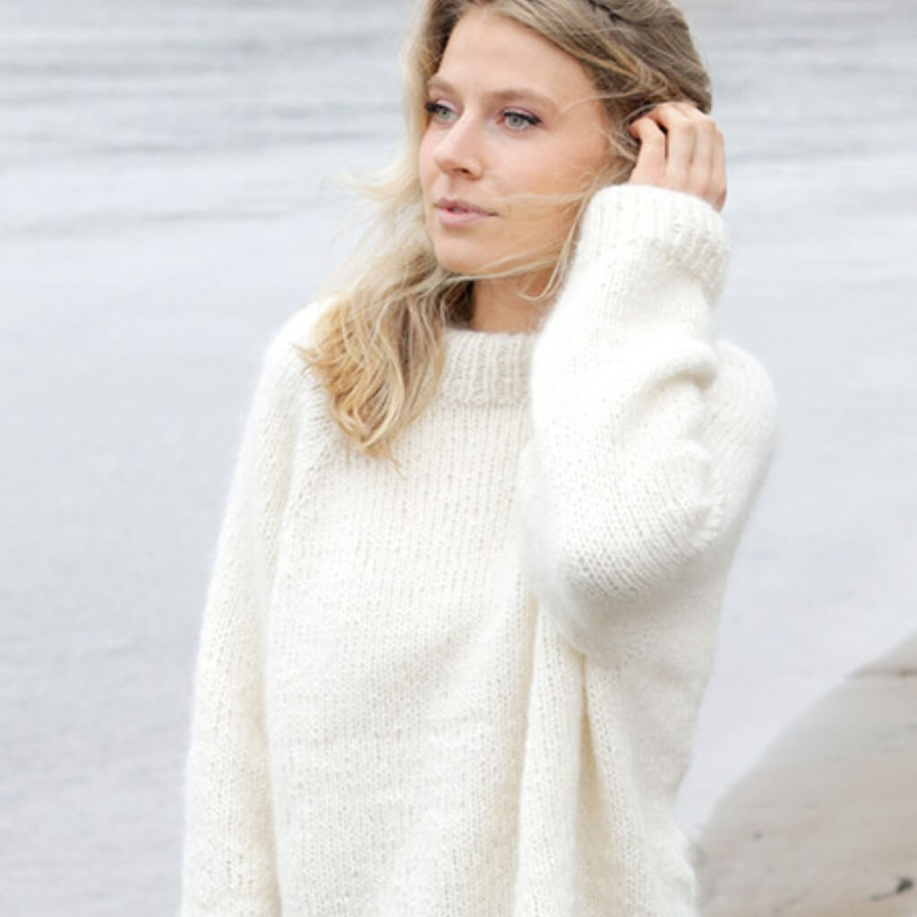 Drops Design Pattern Kuscheliger Pullover Sweet November Strickset - Drops (PDF) bei bei bei bei Lieblingsgarn