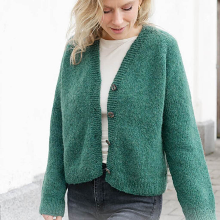 Drops Design Pattern Strickjacke No Nonsense Cardigan Strickset - Drops (PDF) bei bei bei bei bei bei bei Lieblingsgarn