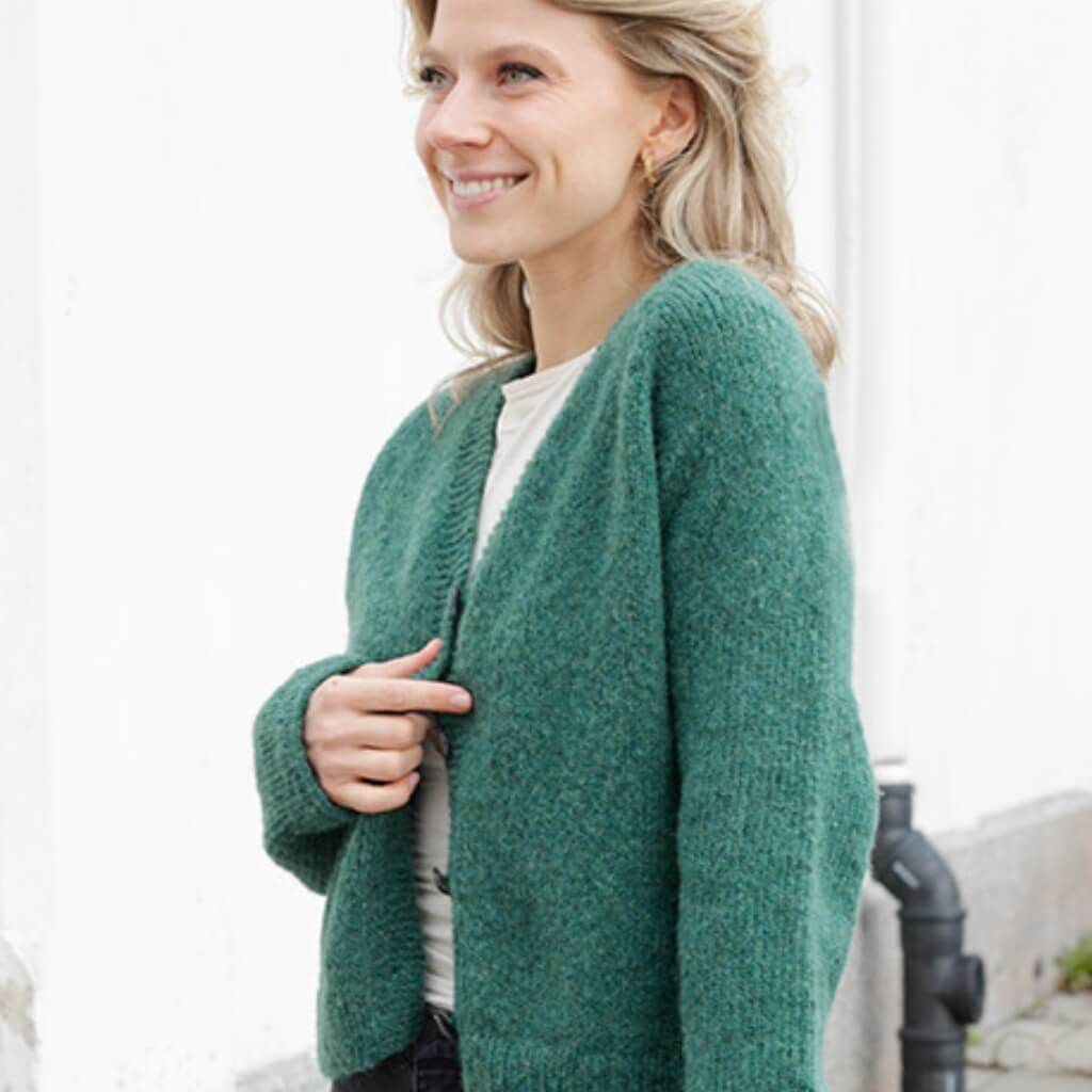 Drops Design Pattern Strickjacke No Nonsense Cardigan Strickset - Drops (PDF) bei bei bei bei bei bei bei Lieblingsgarn