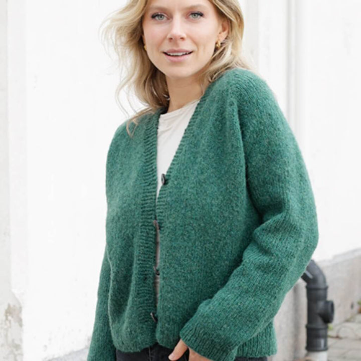 Drops Design Pattern Strickjacke No Nonsense Cardigan Strickset - Drops (PDF) bei bei bei bei bei bei bei Lieblingsgarn