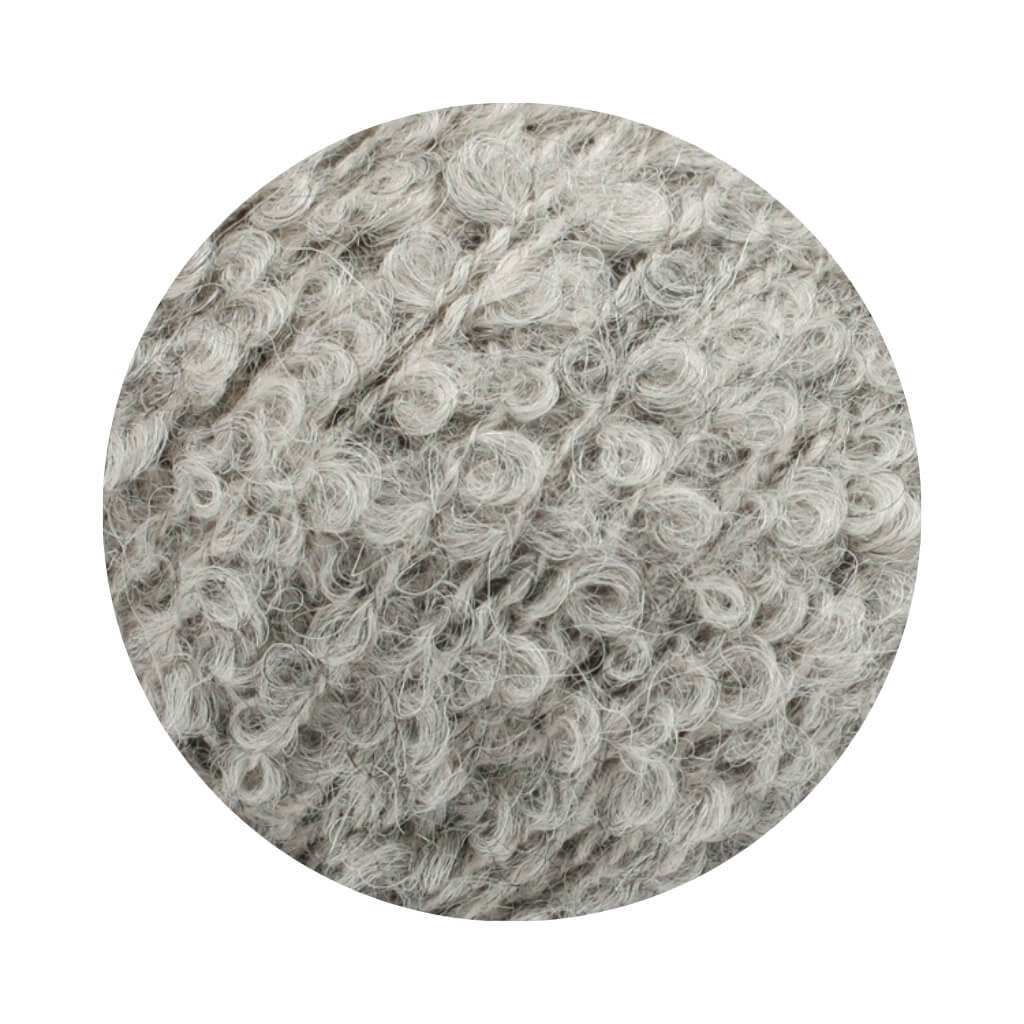 Drops Design Drops Alpaca Bouclé, Farbe 5110 light grey – Alpaka, Schurwolle und Synthetik bei Lieblingsgarn