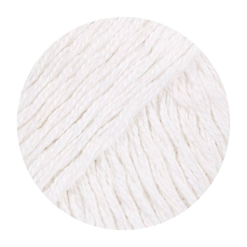 Drops Design Drops Belle, Farbe 01 white – Baumwolle, Leinen und Synthetik bei Lieblingsgarn