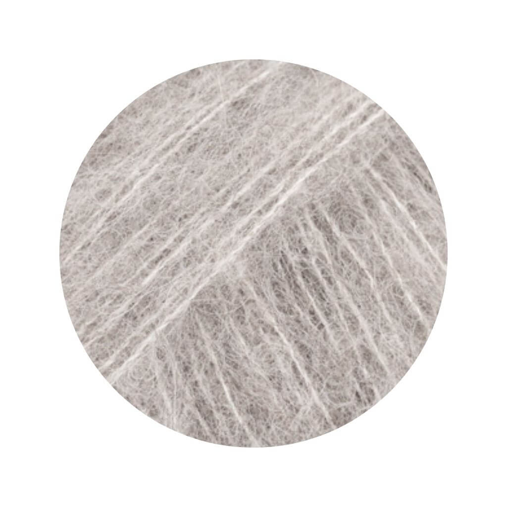 Drops Design Drops Brushed Alpaca Silk, Farbe 02 light grey – Alpaka und Seide bei Lieblingsgarn