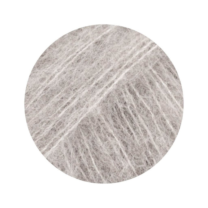 Drops Design Drops Brushed Alpaca Silk, Farbe 02 light grey – Alpaka und Seide bei Lieblingsgarn