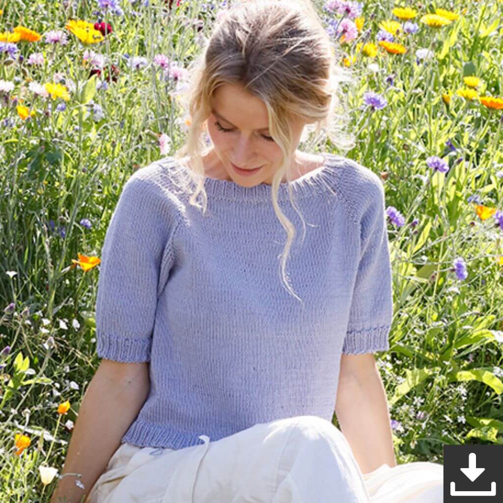 Drops Design Pattern Damen Top April Awakens Strickset - Drops (PDF) bei bei bei bei bei bei bei Lieblingsgarn