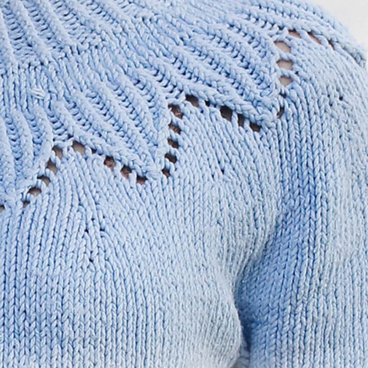 Drops Design Pattern Damen Top Echo Mountain Strickset - Drops (PDF) bei bei bei bei Lieblingsgarn