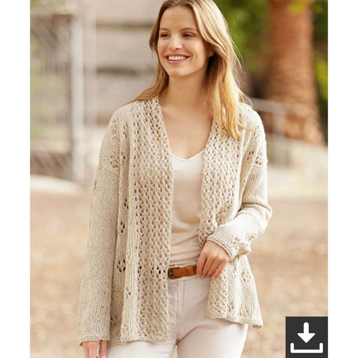 Drops Design Pattern Gestrickte Jacke Free Flow Strickset - Drops (PDF) bei bei bei bei bei bei bei Lieblingsgarn