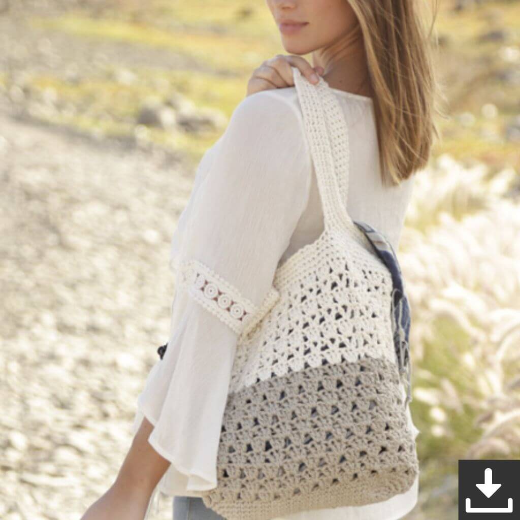 Drops Design Pattern Gehäkelte Tasche To The Beach Häkelset - Drops (PDF) bei bei bei bei bei bei bei Lieblingsgarn
