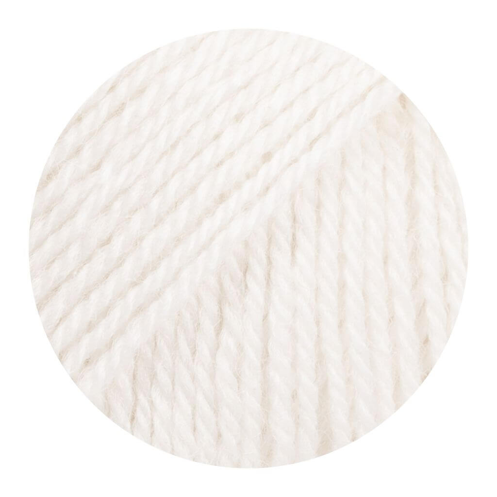 Drops Design Drops Flora, Farbe 02 white – Alpaka und Schurwolle bei Lieblingsgarn