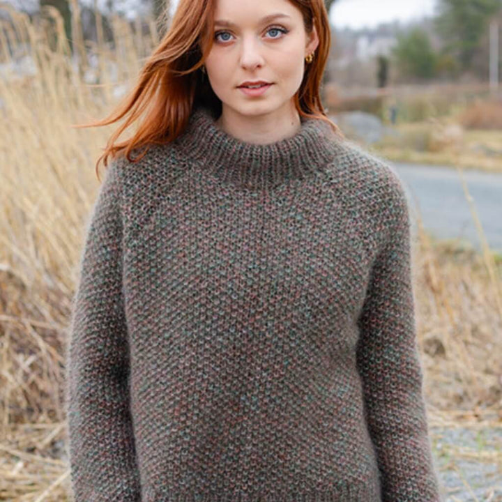 Drops Design Pattern Pullover Forest Trails Sweater Strickset - Drops (PDF) bei bei bei bei Lieblingsgarn