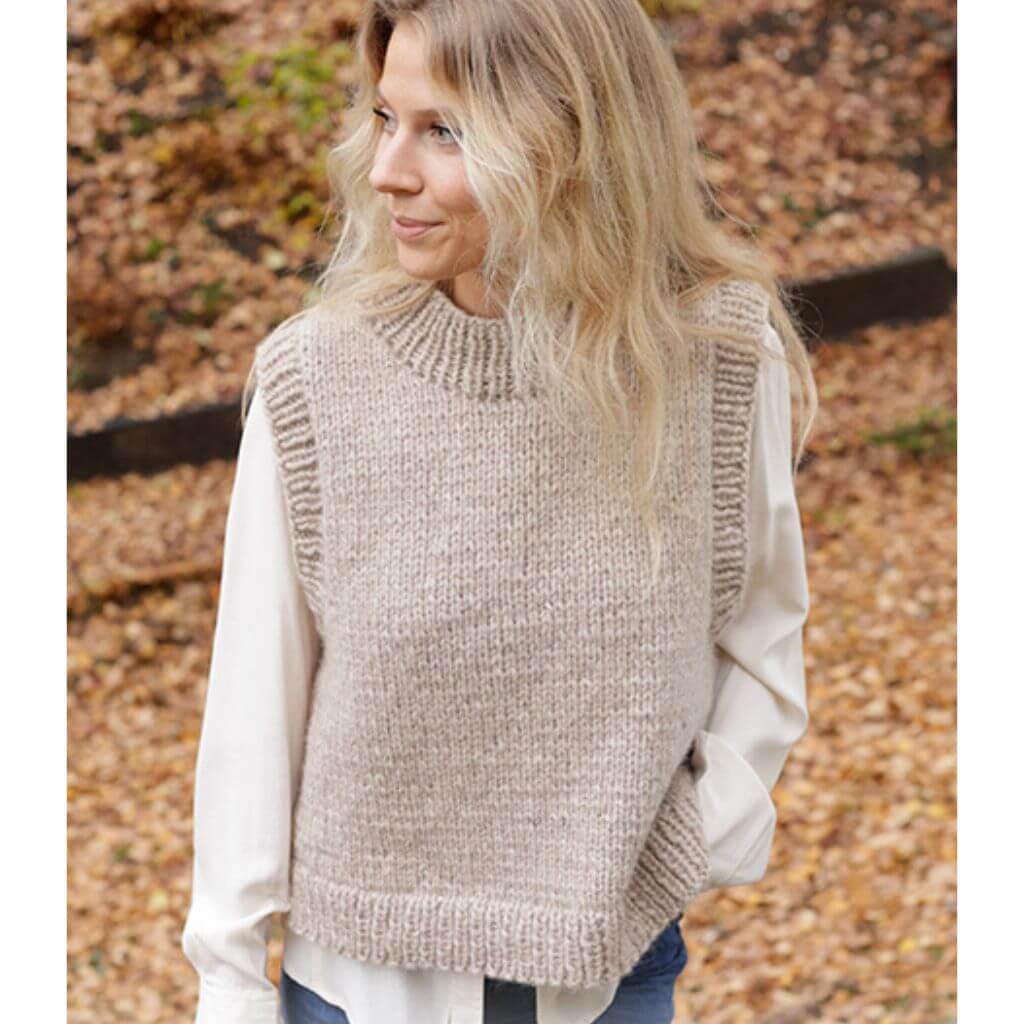 Drops Design Pattern Pullunder Isla Slipover Strickset - Drops (PDF) bei bei bei bei bei bei bei Lieblingsgarn