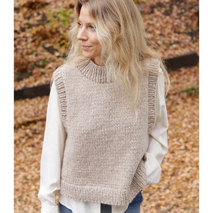 Drops Design Pattern Pullunder Isla Slipover Strickset - Drops (PDF) bei bei bei bei bei bei bei Lieblingsgarn