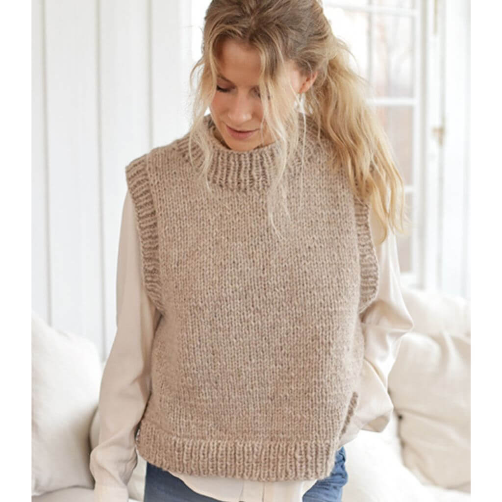 Drops Design Pattern Pullunder Isla Slipover Strickset - Drops (PDF) bei bei bei bei bei bei bei Lieblingsgarn