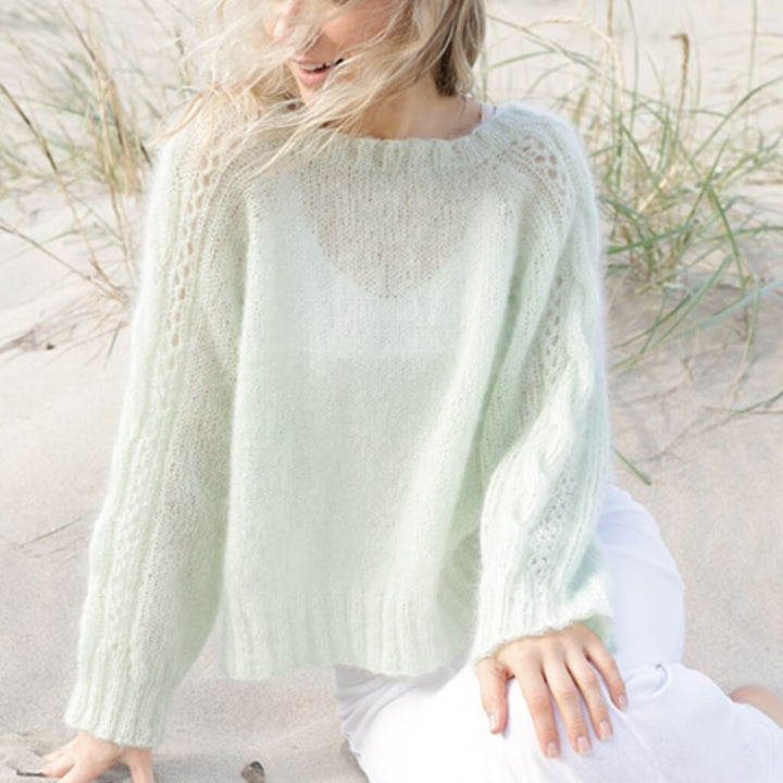 Drops Design Pattern Pullover Sweet Spring Strickset - Drops (PDF) bei bei bei bei bei bei bei Lieblingsgarn