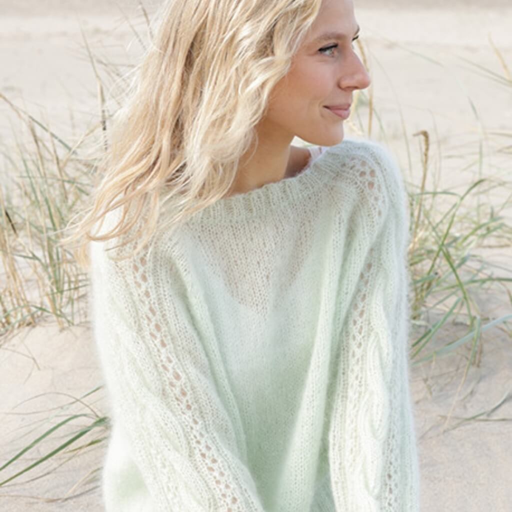Drops Design Pattern Pullover Sweet Spring Strickset - Drops (PDF) bei bei bei bei bei bei bei Lieblingsgarn