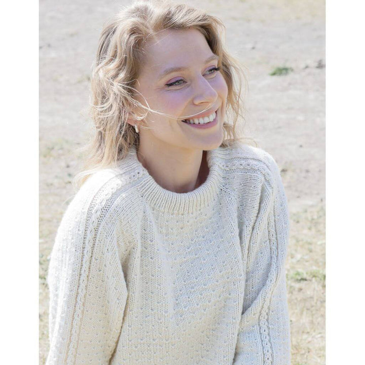 Drops Design Pattern Damen Pullover Winter Rain Strickset - Drops (PDF) bei bei bei bei Lieblingsgarn