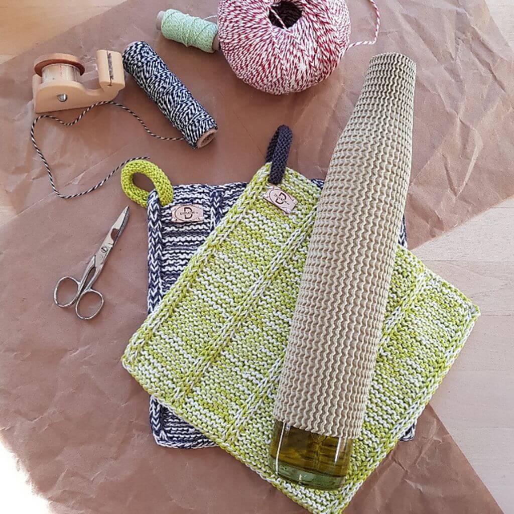 Ducathi Pattern Bakers Twine Topflappen Strickanleitung - Ducathi (PDF) bei bei bei bei bei bei bei Lieblingsgarn