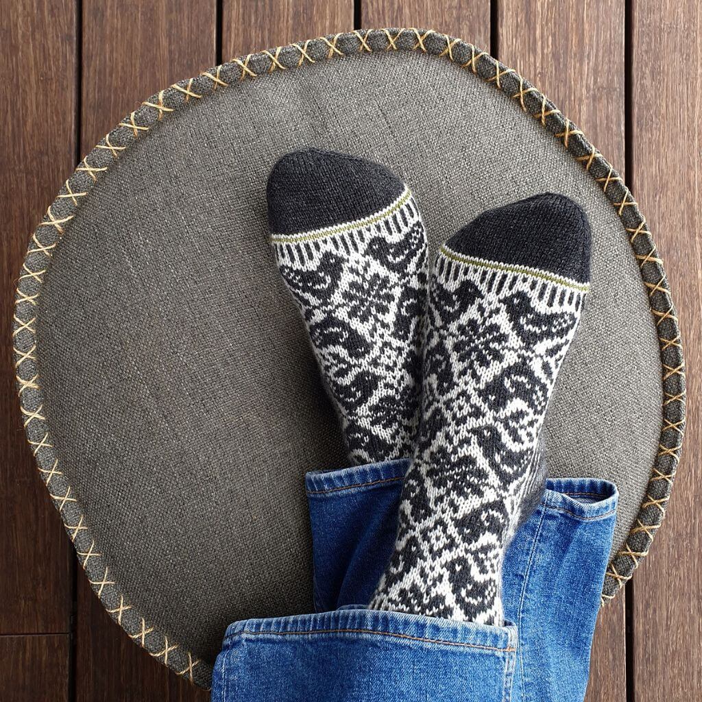 Ducathi Pattern Chicken Run Socken Strickanleitung - Ducathi (PDF) bei bei bei bei Lieblingsgarn