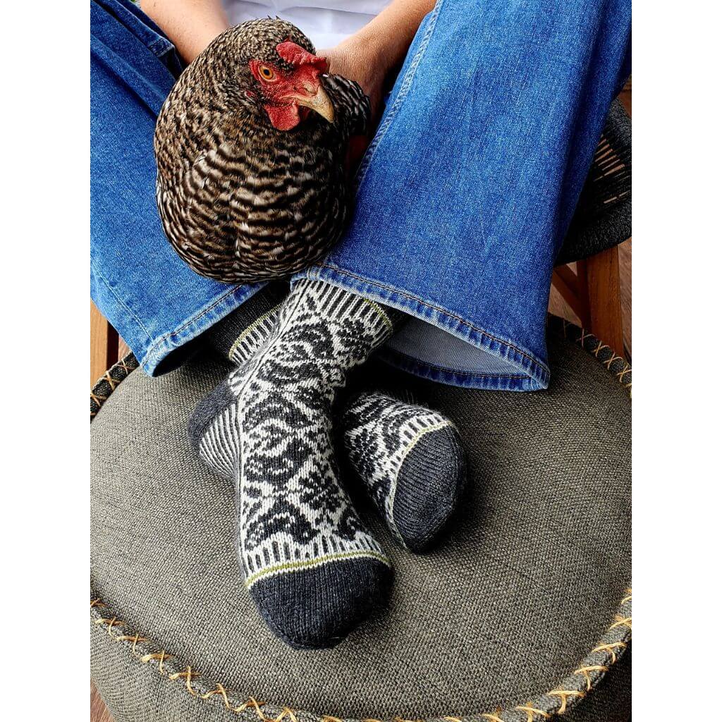 Ducathi Pattern Chicken Run Socken Strickanleitung - Ducathi (PDF) bei bei bei bei Lieblingsgarn