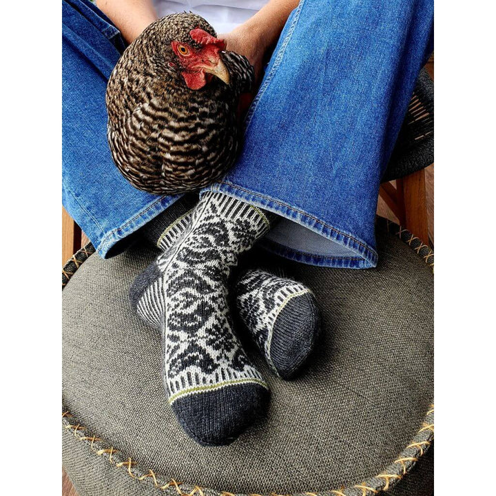 Ducathi Pattern Chicken Run Socken Strickanleitung - Ducathi (PDF) bei bei bei bei Lieblingsgarn