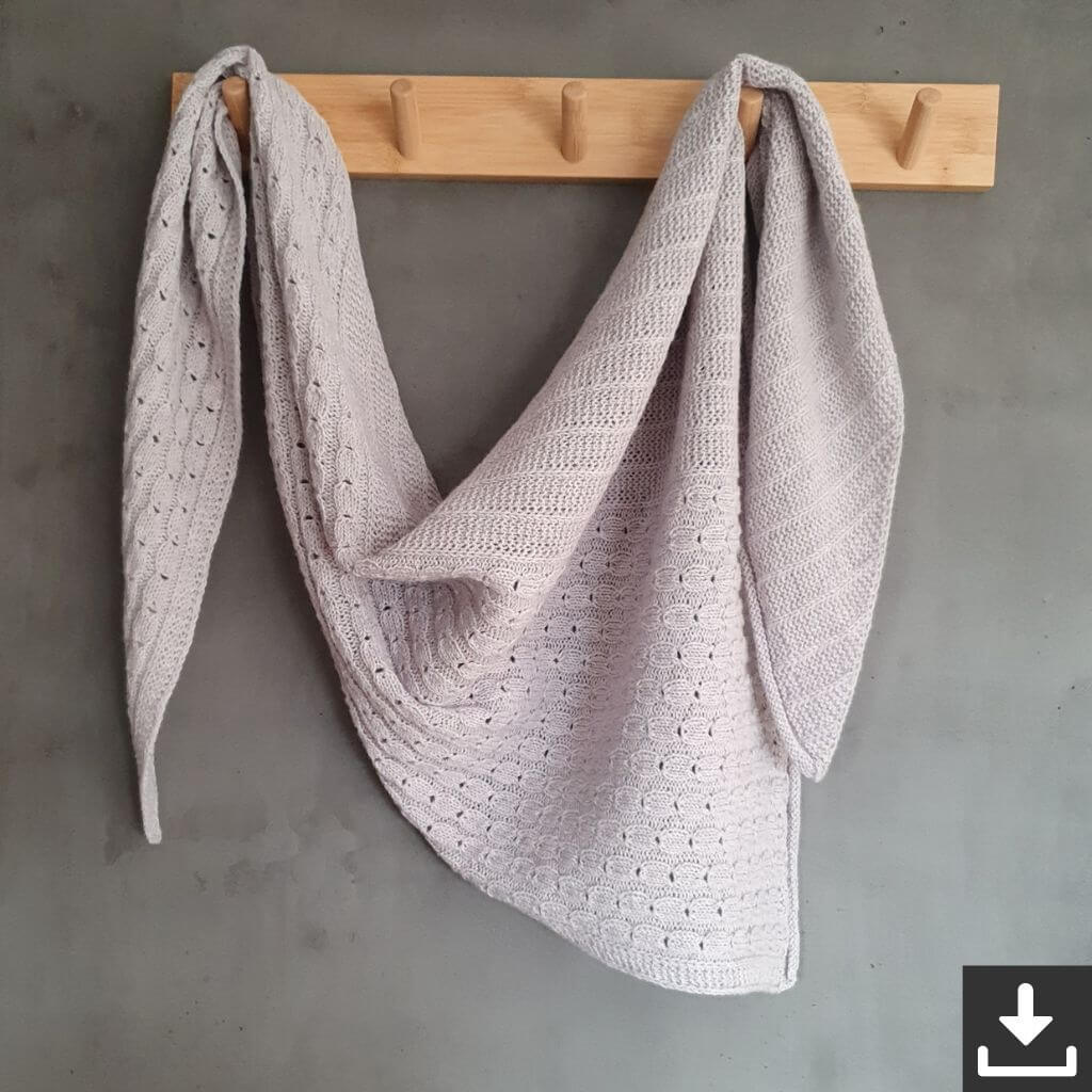 Ducathi Pattern Hazel Schawl Tuch Strickanleitung - Ducathi (PDF) bei bei bei bei Lieblingsgarn
