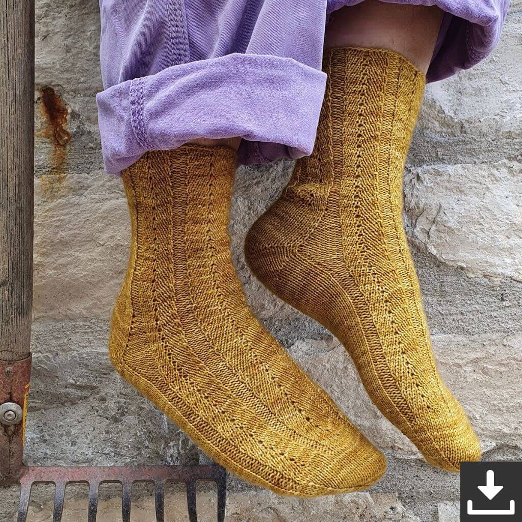 Ducathi Pattern Lane Socken Strickanleitung - Ducathi (PDF) bei bei bei bei Lieblingsgarn