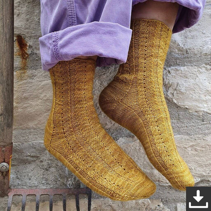 Ducathi Pattern Lane Socken Strickanleitung - Ducathi (PDF) bei bei bei bei Lieblingsgarn