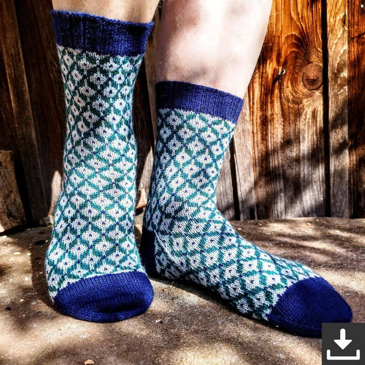 Ducathi Pattern Minipli Socken Strickanleitung - Ducathi (PDF) bei bei bei bei Lieblingsgarn