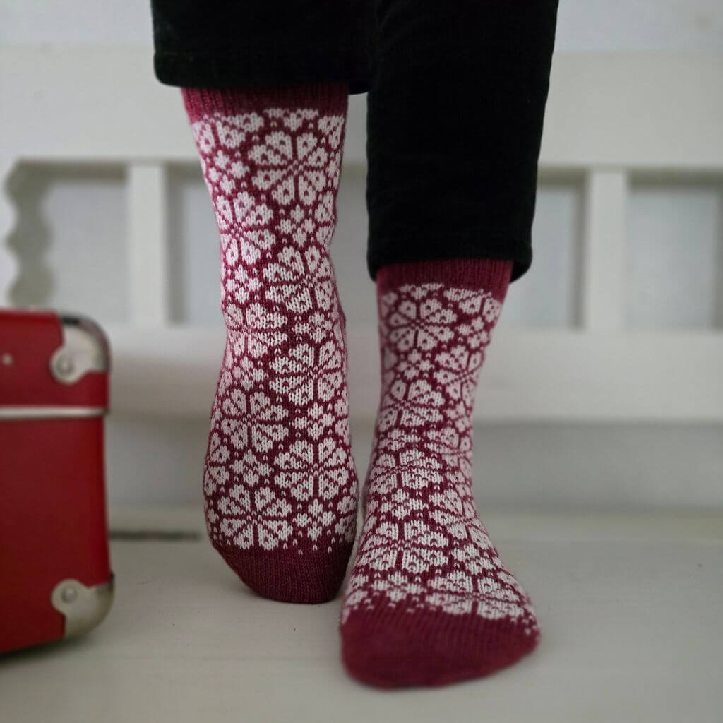 Ducathi Pattern Spring Hope Socken Strickanleitung - Ducathi (PDF) bei bei bei bei Lieblingsgarn
