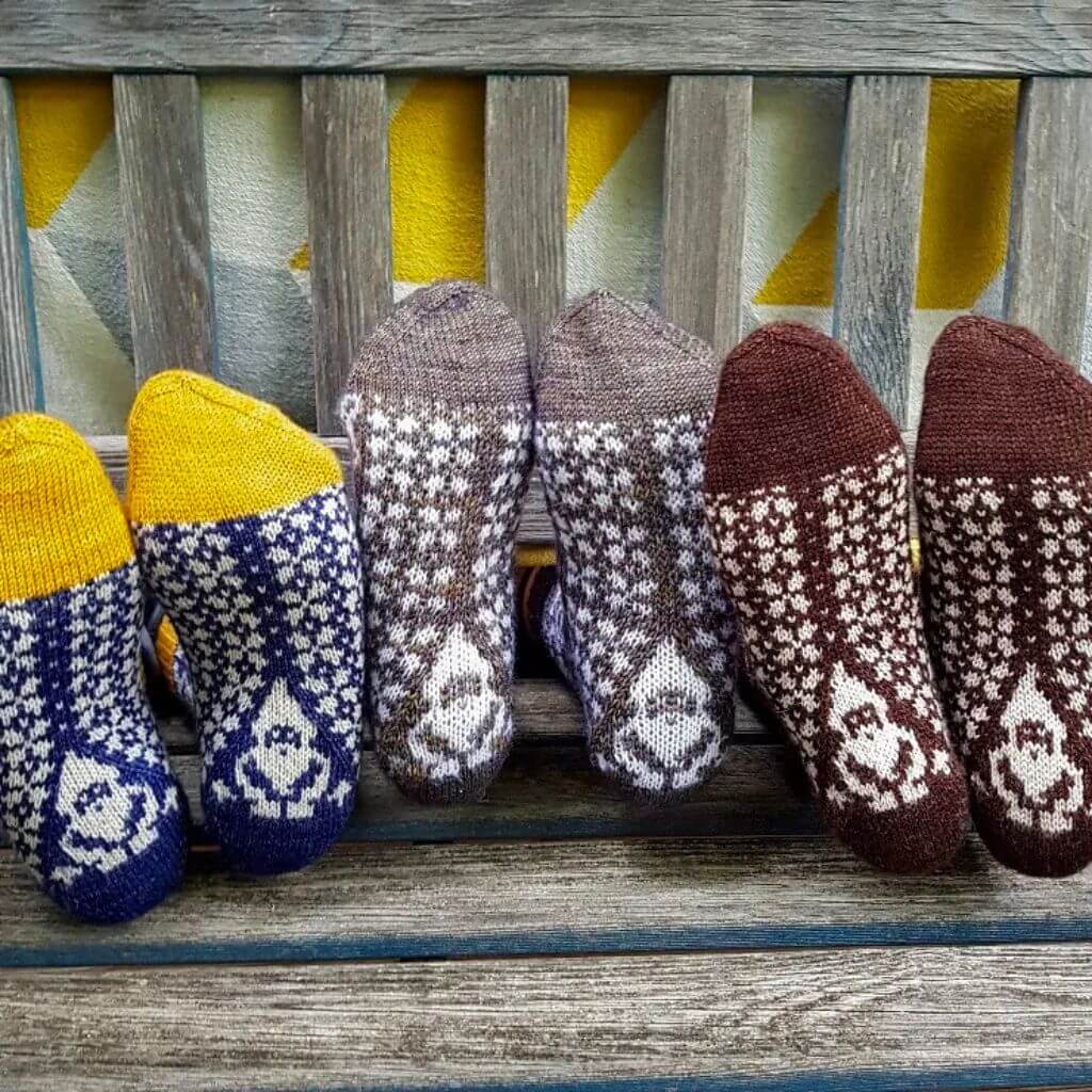 Ducathi Zwergenaufstand Socken Strickanleitung - Ducathi (PDF) bei bei bei bei bei bei bei Lieblingsgarn