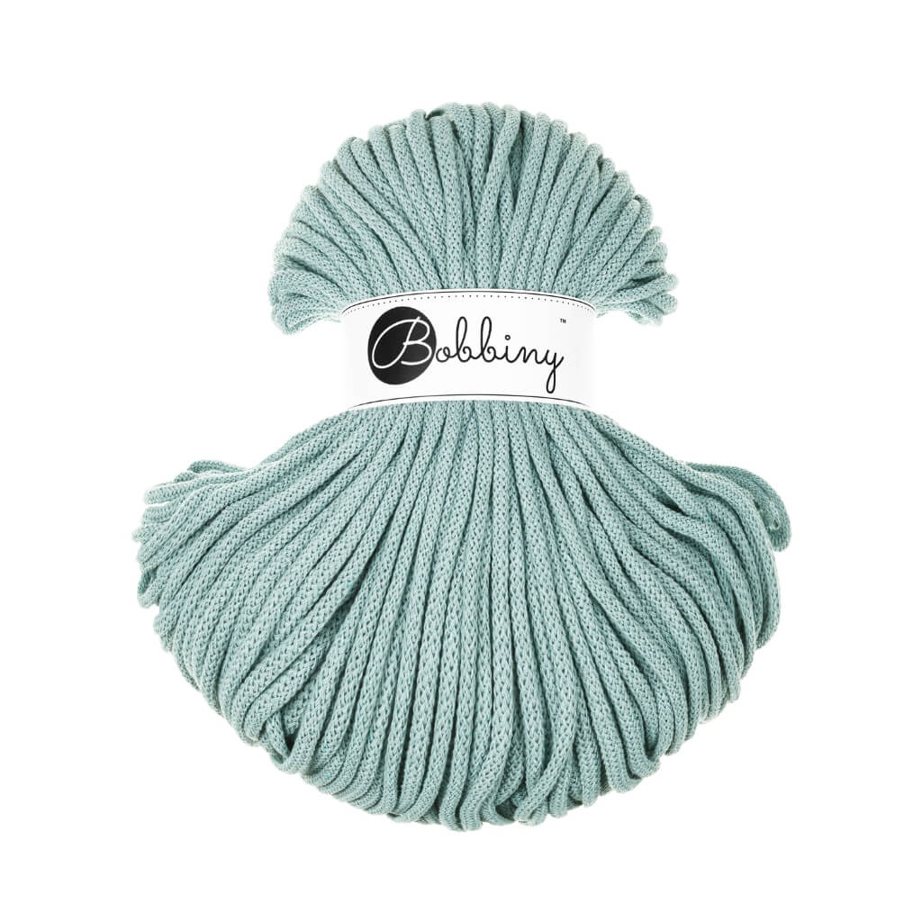 Bobbiny Premium Kordel 5mm x 100 Meter, Farbe Duck Egg Blue – Baumwolle bei Lieblingsgarn