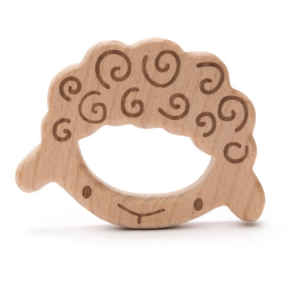 Durable Baby Beißring Schaf aus Holz bei bei bei bei Lieblingsgarn
