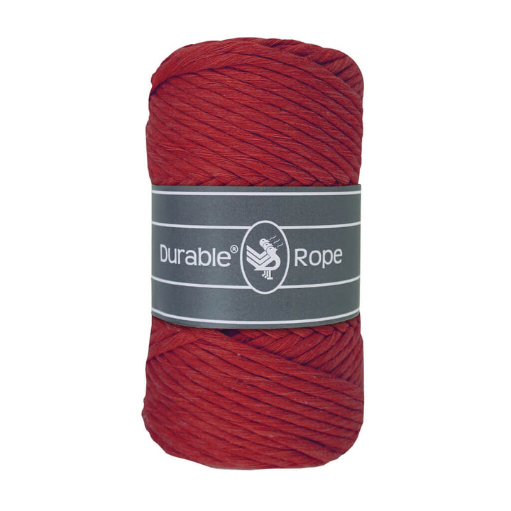 Durable Makramee Garn 3 mm x 75 m, Farbe 0316 Red – Baumwolle und Polyester bei Lieblingsgarn