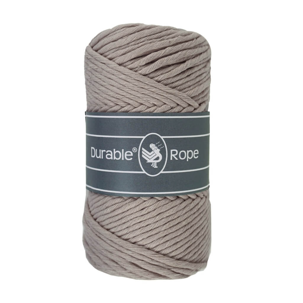 Durable Makramee Garn 3 mm x 75 m, Farbe 0340 Taupe – Baumwolle und Polyester bei Lieblingsgarn
