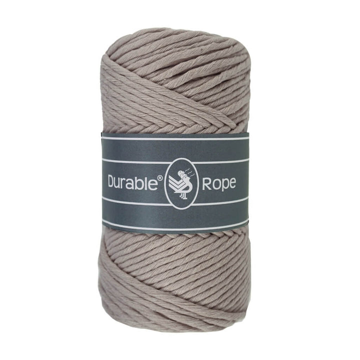 Durable Makramee Garn 3 mm x 75 m, Farbe 0340 Taupe – Baumwolle und Polyester bei Lieblingsgarn